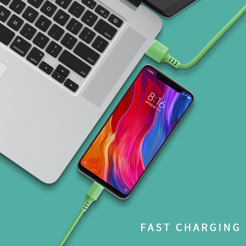 Cáp Sạc Nhanh Bkwhale Nhiều Màu Sắc Cổng Type-C / Micro Usb Dài 1m Cho Android