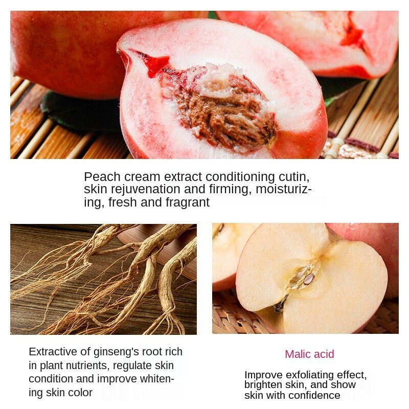 Kem tẩy tế bào chết BIOAQUA chiết xuất từ trái đào/đào giúp dưỡng ẩm và cải thiện tình trạng khô da