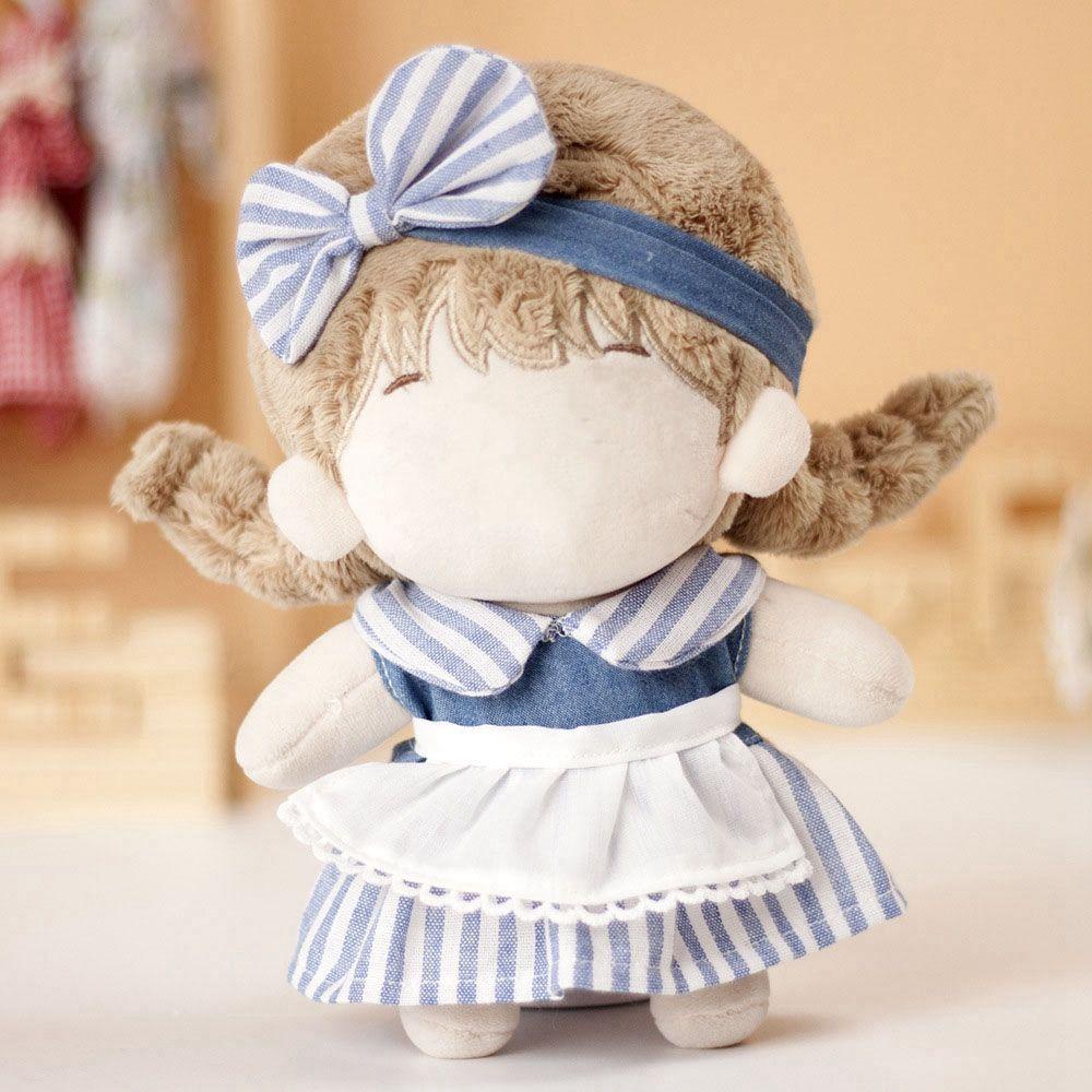 Quần Yếm Ngắn 20cm Bằng Cotton Chất Lượng Cao Cho Búp Bê