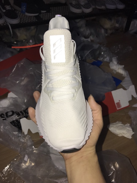 [FREE SHIP 40K + FULL BOX]Giày thể thao Sneaker Alphabounce _ Triple White