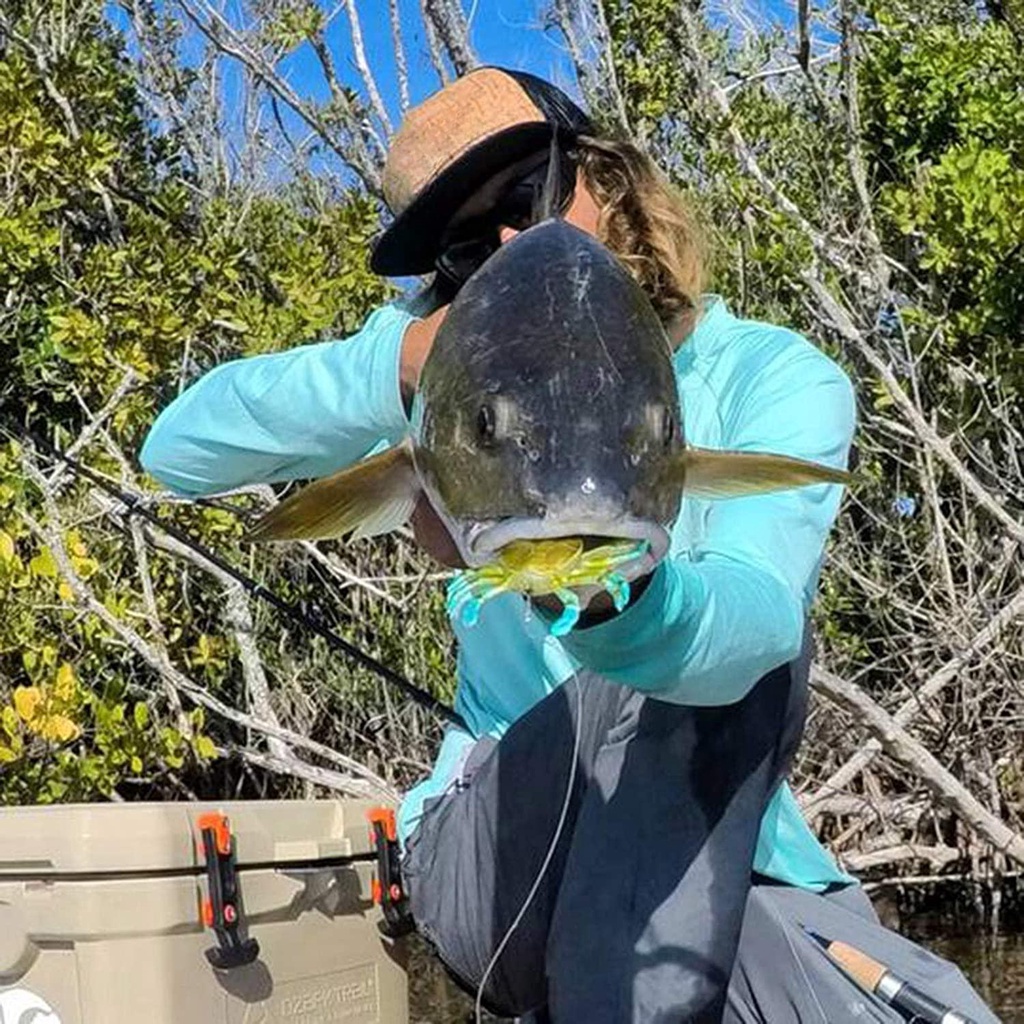 Mồi Câu Cá Giả Hình Con Cua 3D Mềm