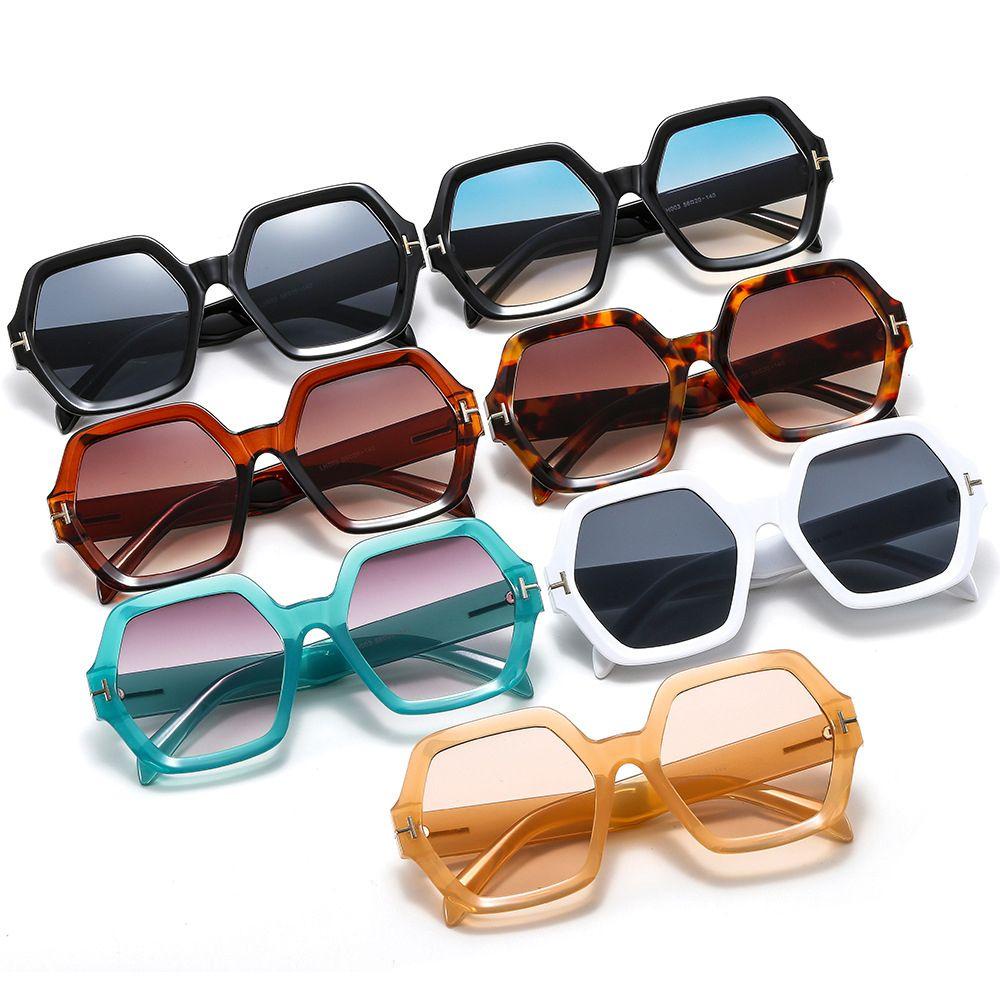 Kính Chống Bức Xạ UV400 Tròng Lớn Phong Cách Hàn Quốc Cho Nam Và Nữ