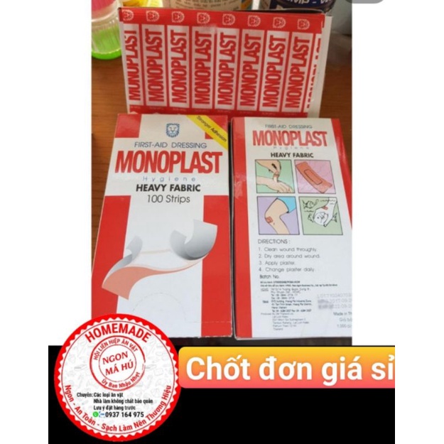 băng cá nhân MONOPLAST 10 miếng