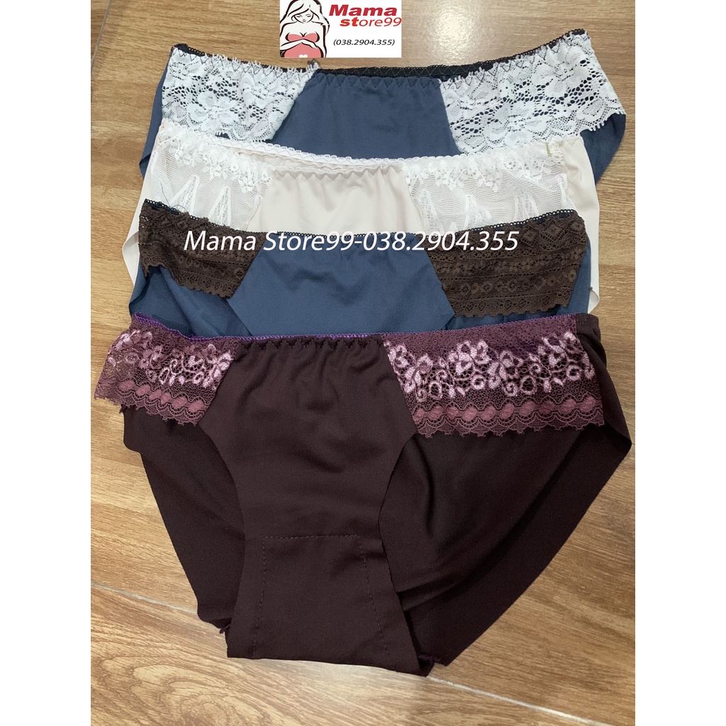 Quần Lót Su Phối Ren Chip Bầu Big Size Siêu Co Giãn,Thấm Hút Mồ Hôi V0096 Mama Store99