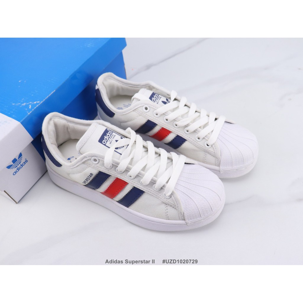 Giày Thể Thao Adidas Superstar Ii Chất Liệu Canvas Size 36-44