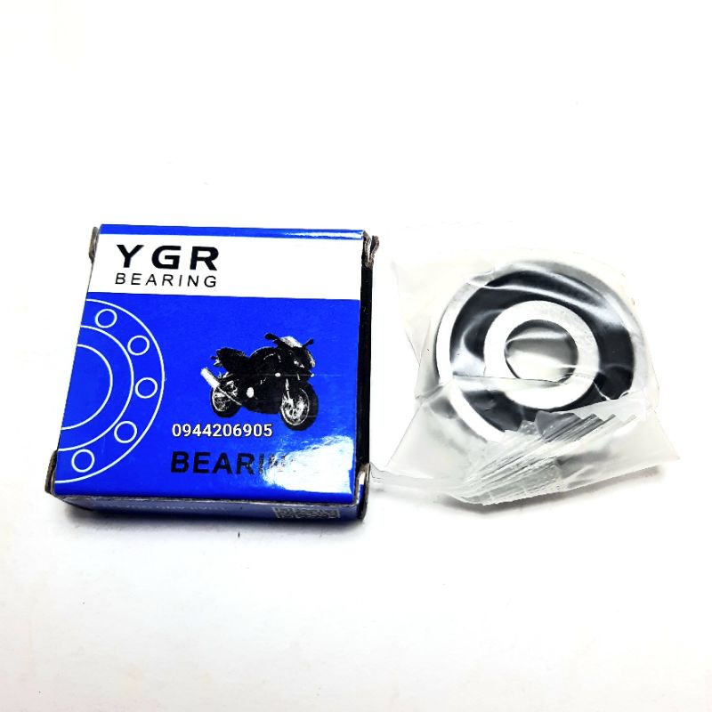 Vòng bi, Bạc đạn 6300 YGR, Loại có hai nắp chụp bằng nhựa tổng hợp, Hàng chất lượng cao Thailand.
