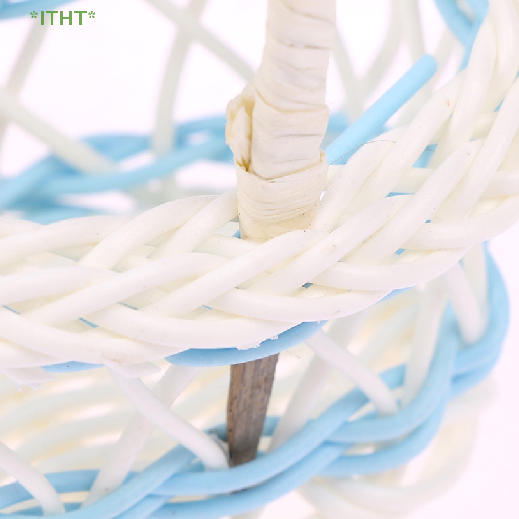 1 Giỏ Đan Mini 1: 12 Dùng Để Trang Trí Nhà Búp Bê Mới