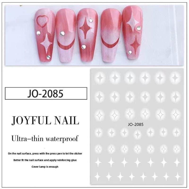 Sticker dán móng tay nail mẫu 3d mới