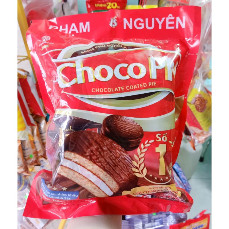 12 Bánh socola kem Choco PN gói 216g