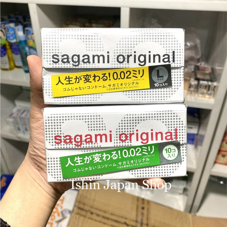 Bao cao su Sagami Original 0.02 siêu mỏng nhật bản 6 cái/hộp