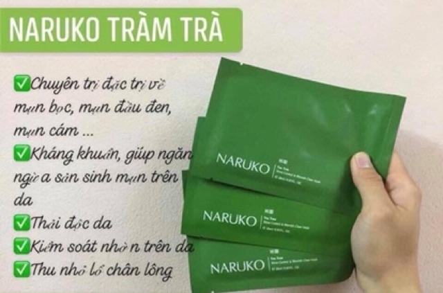 [LẺ 1 MIẾNG] MẶY NẠ TRÀ TRÀM NARUKO - BẢN ĐÀI