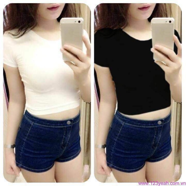 Áo croptop trơn | WebRaoVat - webraovat.net.vn