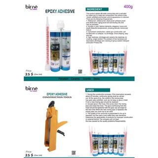 Súng bắn keo chít mạch 2 thành phần BIRNE