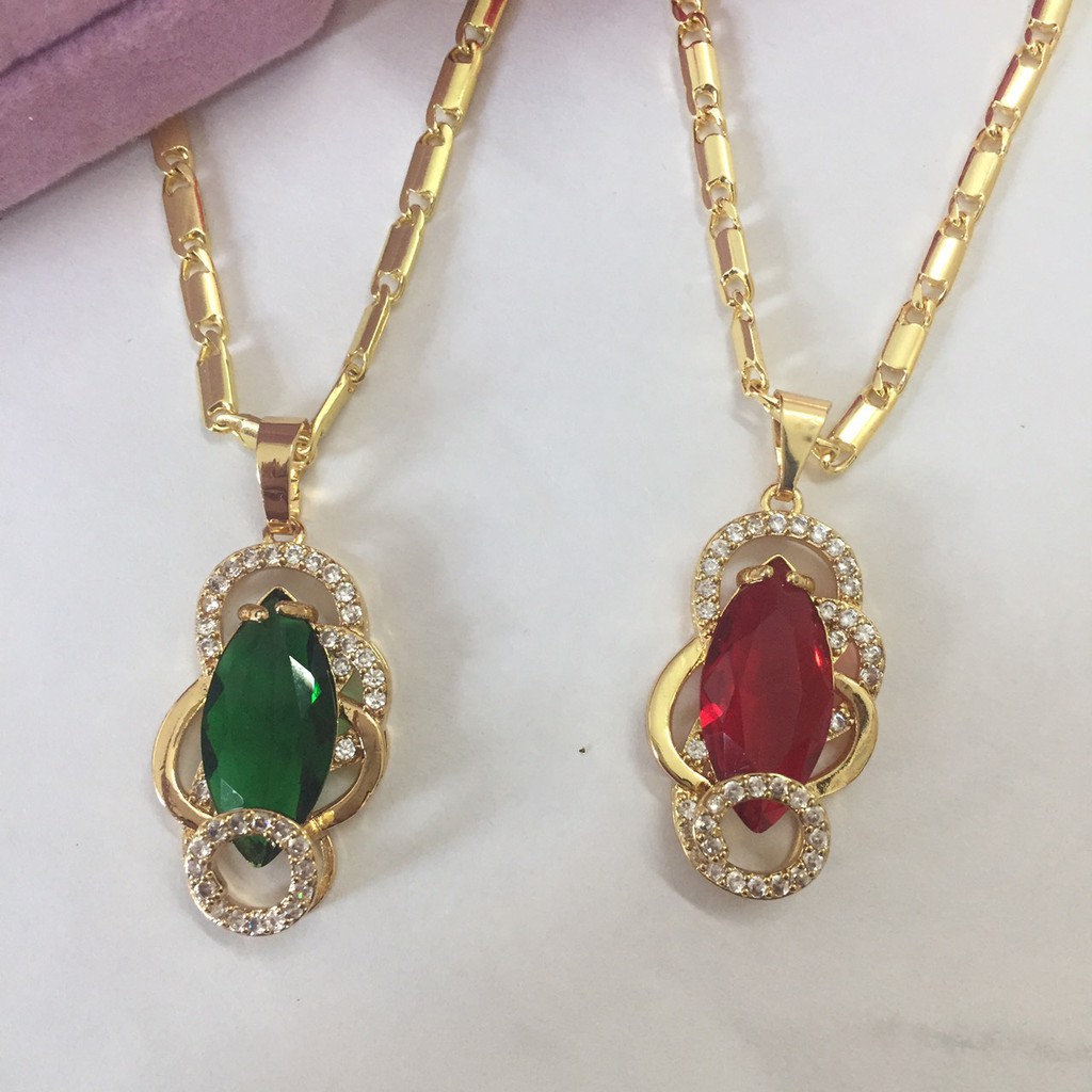 Dây Chuyền Nữ Đá V750 V751 NaMoo Jewelry