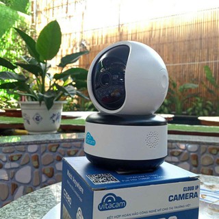 Camera IP Wifi Vitacam C1080 2.0Mpx full HD Bám theo chuyển động - Hàng Chính Hãng