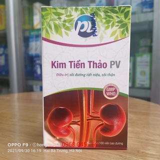 Kim tiền thảo pv lọ 100 viên