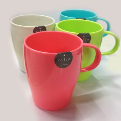 Cốc uống nước Folio của Nhật Bản nhựa bền đẹp, hạn chế nứt vỡ, chịu nhiệt từ (-20 đến140 độ C)