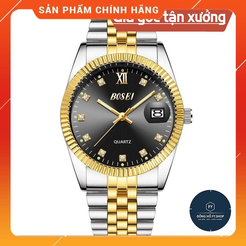 Đồng Hồ Nam Chính Hãng BOSCK 3308 VÀNG, ĐEN