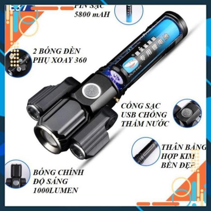 ĐÈN BIN SIÊU SÁNG XOAY360 (BUÔN/SỈ) -MUA NGAY KẺO LỠ-