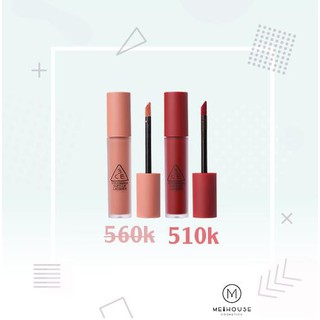 Combo son 3ce 2 cây soft lip lacquer giá gốc 560k giảm còn 510k