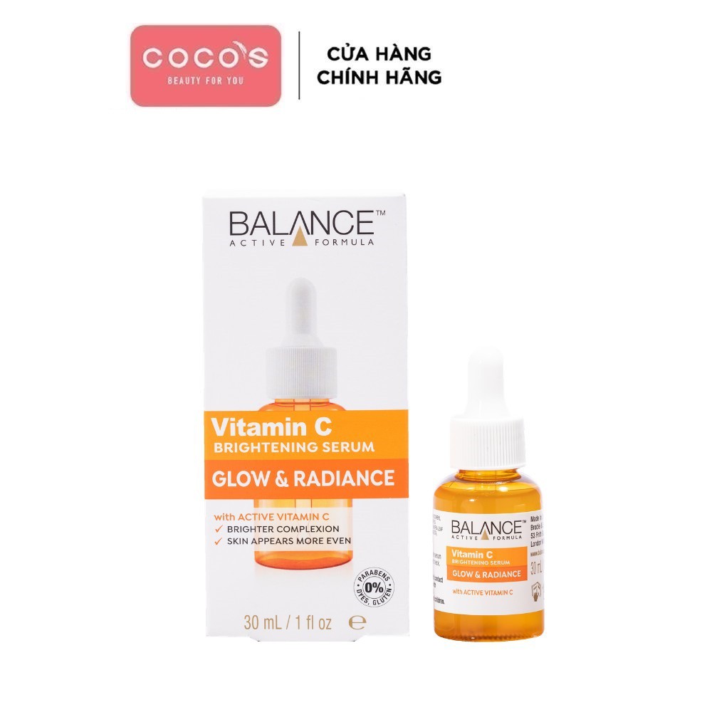 Tinh Chất Mờ Thâm Dưỡng Trắng Da Balance Active Formula Vitamin C Brightening Serum 30ml