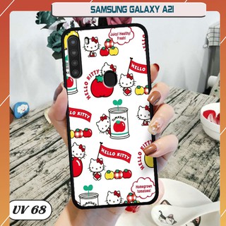 Ốp lưng Samsung Galaxy A21 - lưng nhám viền dẻo