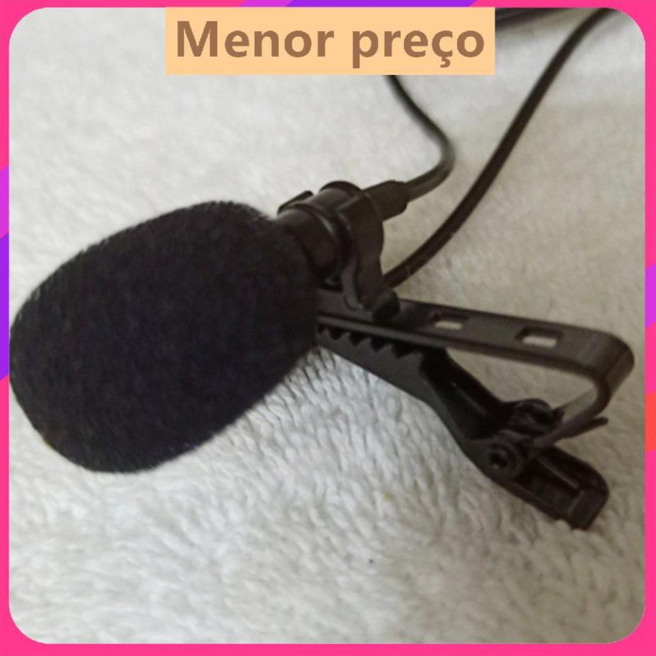 JinKai Mini 3.5mm Microphone Ve áo Lavalier Kẹp Mic cho hội nghị