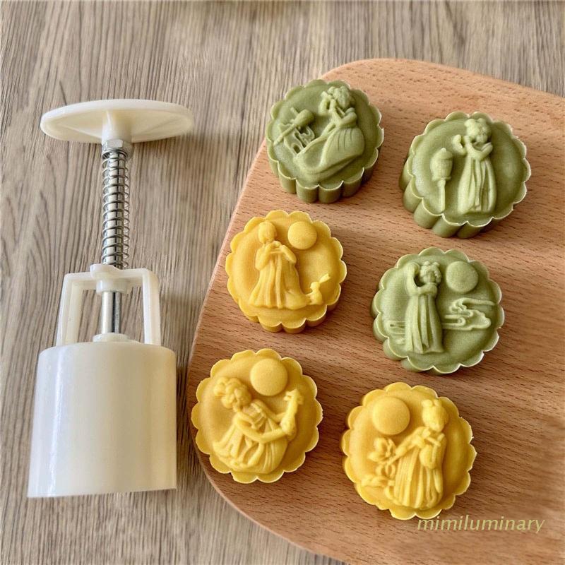 Khuôn Làm Bánh Trung Thu Bằng Nhựa Tiện Dụng