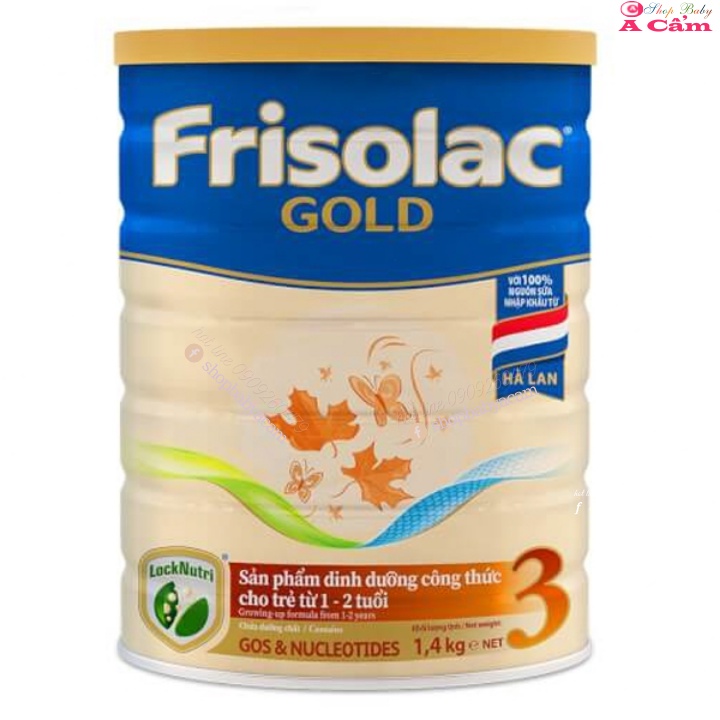 Sữa Frisolac Gold số 3 1.4kg (1-2 tuổi){{SHOP BABY A CẨM}}