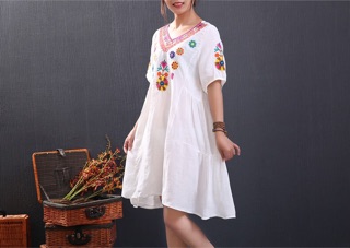 [CÓ SẴN] Váy boho linen (có ảnh thật)