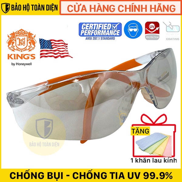 (RẺ,CHÍNH HÃNG!!) Kính bảo hộ Kings KY 2223 [ TẶNG KHĂN LAU KÍNH ]