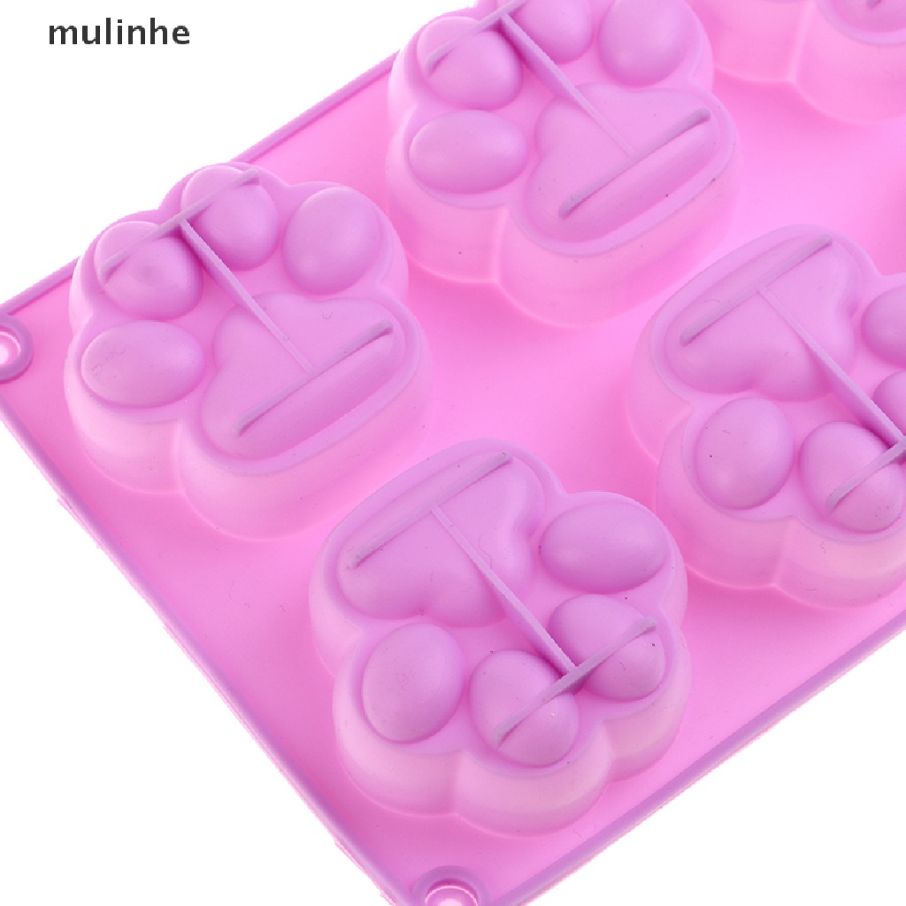 Khuôn Làm Bánh Bằng Silicone Hình Dấu Chân Chó / Mèo