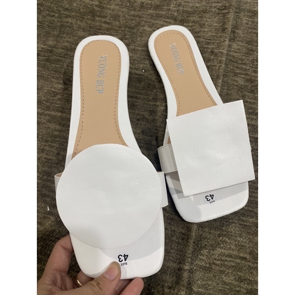 Dép vuông tròn big size 40_45 (có kèm ảnh thật )