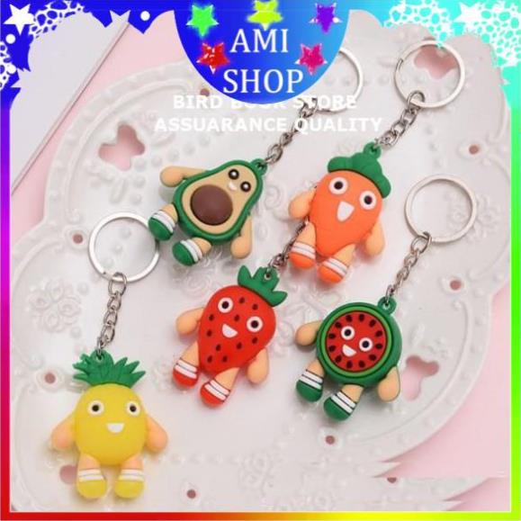 Móc chìa khóa hìnhcậu bé hoa quả 💕𝑭𝒓𝒆𝒆𝒔𝒉𝒊𝒑💕 Ami shop