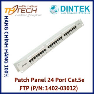 Thanh phân phối cổng mạng Patch Panel Cat5e FTP chống nhiễu 24 Port P N