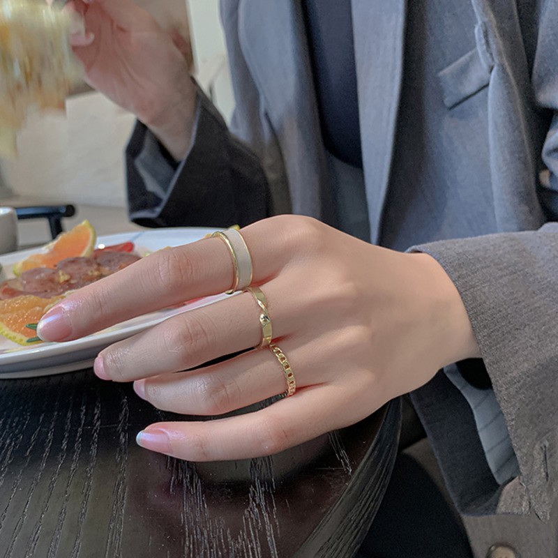 Nhẫn đeo tay phong cách Hàn Quốc thời trang