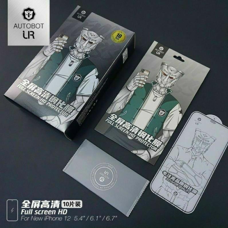 Kính cường lực Autobot UR cho iPhone 12 Mini/ 12/ 12 Pro/ 12 Pro Max Full màn hình chính hãng
