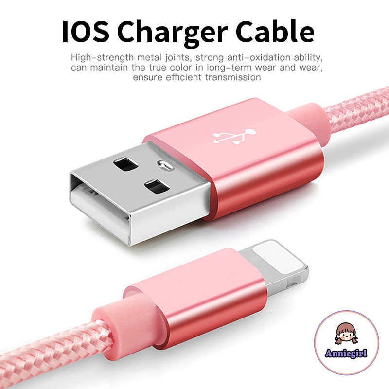 Cáp Sạc 2.4a Usb Cho Iphone 7 8 5s Se 6s Plus Xs Max Xr Xs Ipad Air Tablet