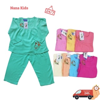 [Mã FAMAYFA2 giảm 10K đơn Bộ lanh tole tay dài bé gái size  nhí thương hiệu Bảo Ngọc đủ màu cho bé từ 1 tuổi đến 6 tuổi.