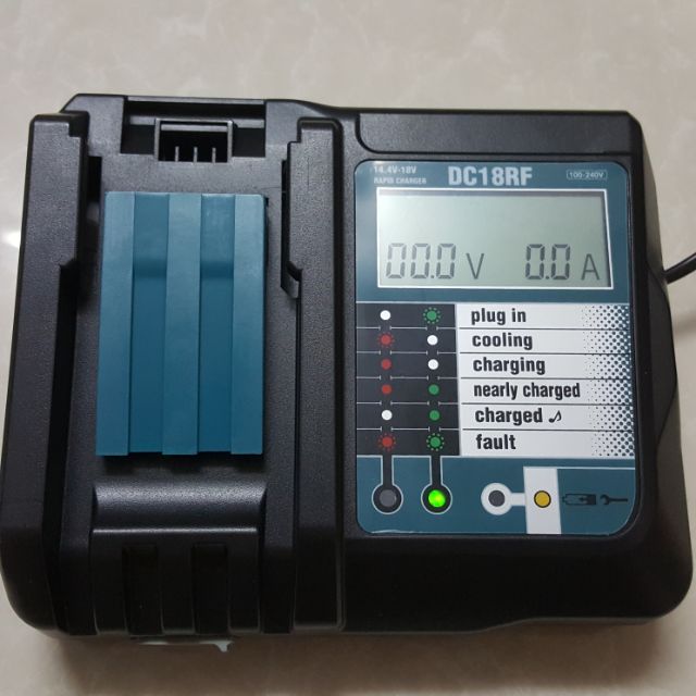ĐẾ SẠC Makita- DC18RF SẠC ĐƯỢC PIN 14.4V/18V - dòng 3.5A