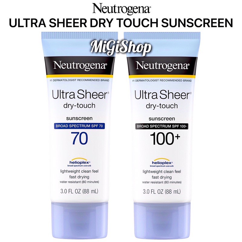 [Hàng Mỹ] Kem Chống Nắng Neutrogena Ultra Sheer Dry Touch Sunscreen