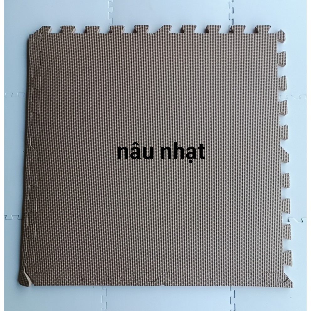 Thảm xốp KT60x60x1cm SP ít lỗi ghép đơn màu giá 13000₫