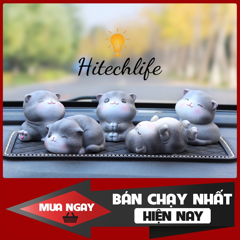 Phụ Kiện Trang Trí Xe Hơi Bộ Mèo Mika Trang Trí Taplo Ô Tô, Bàn Làm Việc Bàn Học Cực Ngộ Nghĩnh - Phụ Kiện Oto Đẹp | BigBuy360 - bigbuy360.vn