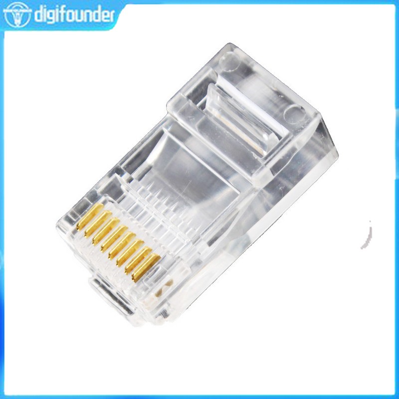 Đầu Nối Mạng Lan CAT5 Chuẩn RJ45 8P8C Chất Lượng Cao