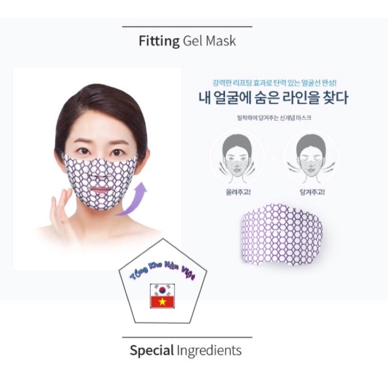 Mặt nạ Golf Ninetalks Fitting Gel Celderma Hàn Quốc