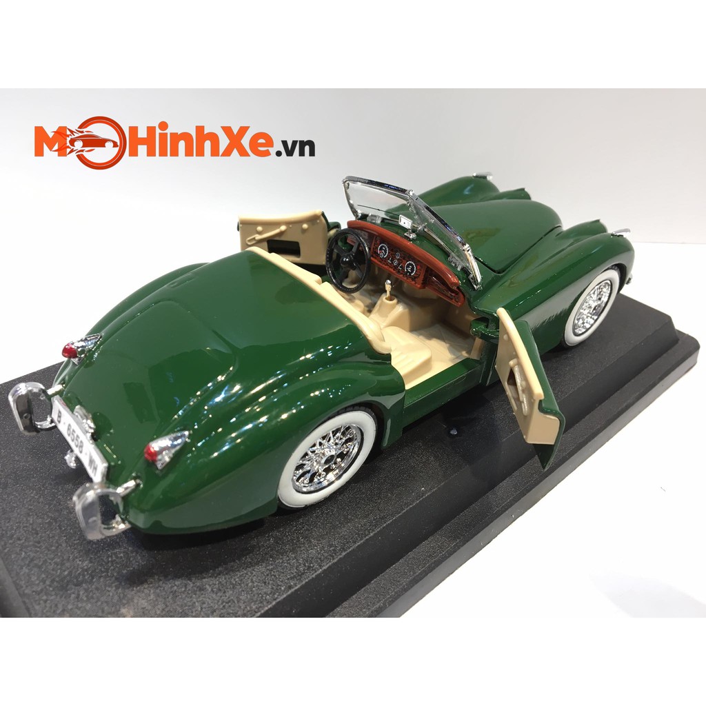 MÔ HÌNH XE 1951 JAGUAR XK 120 ROADSTER 1:24 BBURAGO