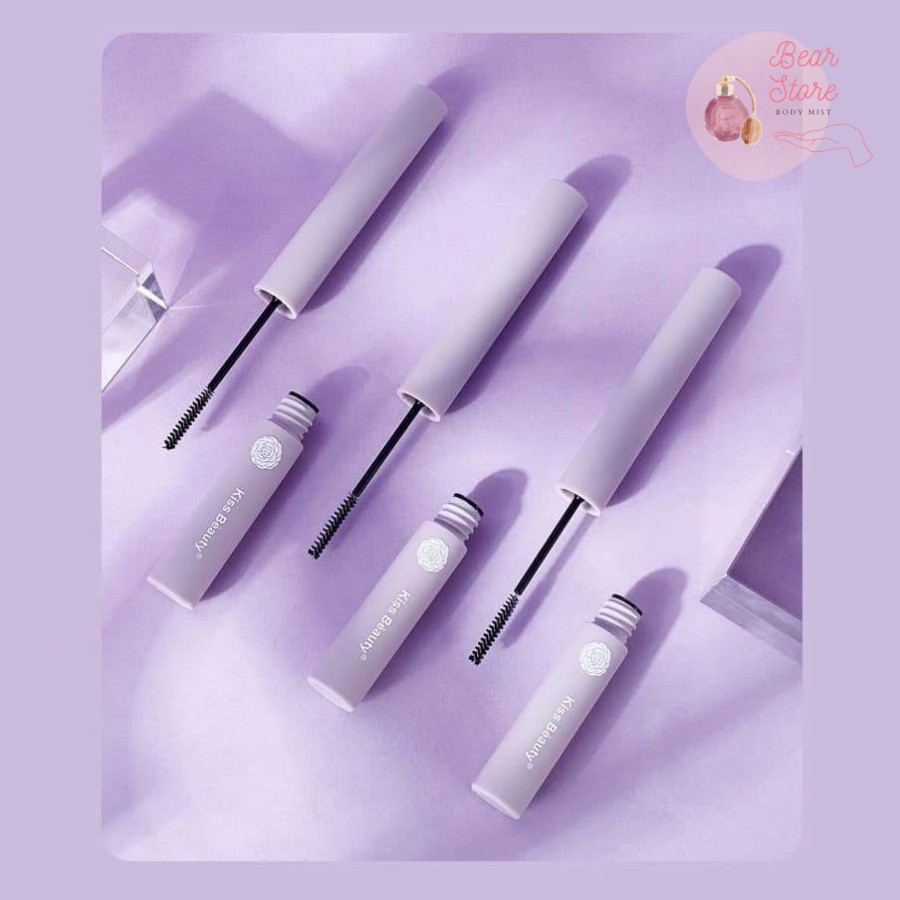 Mascara Chuốt Mi Kiss Beauty Vỏ Tím Pastel Hàng Nội Địa Trung Siêu Mảnh Giúp Mi Cong Đẹp Tự Nhiên 5ml | BigBuy360 - bigbuy360.vn