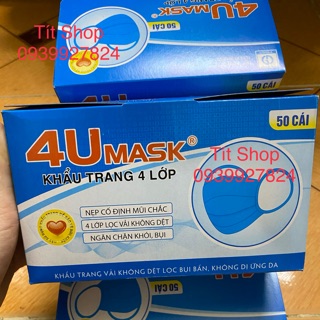 Khẩu Trang 4U Mask Xanh