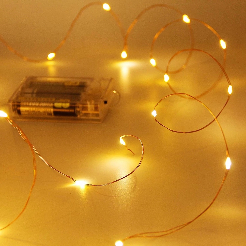 Dây Đèn LED 5M / 10M Kẹp Ảnh Trang Trí Tiệc Cưới / Giáng Sinh