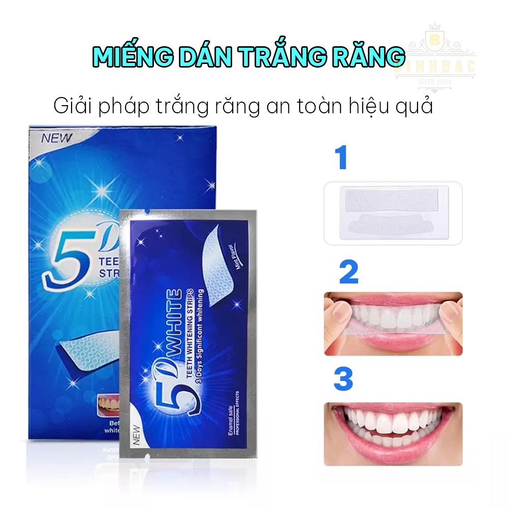 Miếng dán làm trắng răng tiện lợi Đình Bắc Store